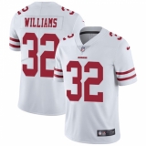 Youth Nike San Francisco 49ers #32 Joe Williams White Vapor Untouchable Limited Player NFL Jersey