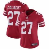 Women Nike San Francisco 49ers #27 Adrian Colbert Red Team Color Vapor Untouchable Limited Player NFL Jersey