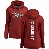 NFL Women's Nike San Francisco 49ers #27 Adrian Colbert Red Backer Pullover Hoodie