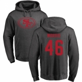 NFL Nike San Francisco 49ers #46 Alfred Morris Ash One Color Pullover Hoodie