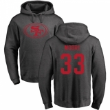 NFL Nike San Francisco 49ers #33 Tarvarius Moore Ash One Color Pullover Hoodie