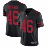 Youth Nike San Francisco 49ers #46 Alfred Morris Black Vapor Untouchable Limited Player NFL Jersey
