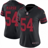 Women's Nike San Francisco 49ers #54 Cassius Marsh Black Vapor Untouchable Limited Player NFL Jersey