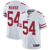 Men's Nike San Francisco 49ers #54 Cassius Marsh White Vapor Untouchable Limited Player NFL Jersey