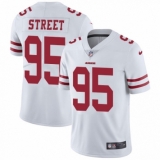 Youth Nike San Francisco 49ers #95 Kentavius Street White Vapor Untouchable Limited Player NFL Jersey