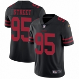 Men's Nike San Francisco 49ers #95 Kentavius Street Black Vapor Untouchable Limited Player NFL Jersey