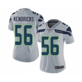 Women's Seattle Seahawks #56 Mychal Kendricks Grey Alternate Vapor Untouchable Limited Player Football Jersey
