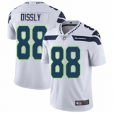 Men's Nike Seattle Seahawks #88 Will Dissly White Vapor Untouchable Limited Player NFL Jersey