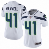 Women's Nike Seattle Seahawks #41 Byron Maxwell White Vapor Untouchable Limited Player NFL Jersey