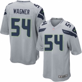 Men's Nike Seattle Seahawks #54 Bobby Wagner Game Grey Alternate NFL Jersey