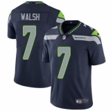 Youth Nike Seattle Seahawks #7 Blair Walsh Steel Blue Team Color Vapor Untouchable Limited Player NFL Jersey