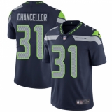 Men's Nike Seattle Seahawks #31 Kam Chancellor Steel Blue Team Color Vapor Untouchable Limited Player NFL Jersey