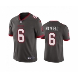 Men's Tampa Bay Buccaneers #6 Baker Mayfield Gray Vapor Untouchable Limited Stitched Jersey