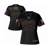 Women's Tampa Bay Buccaneers #93 Ndamukong Suh Game Black Fashion Football Jersey