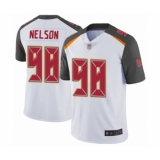 Youth Tampa Bay Buccaneers #98 Anthony Nelson White Vapor Untouchable Limited Player Football Jersey