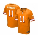 Men's Tampa Bay Buccaneers #11 Blaine Gabbert Elite Orange Glaze Alternate Football Jersey