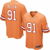 Men Nike Tampa Bay Buccaneers #91 Beau Allen Limited Orange Glaze Alternate NFL Jersey