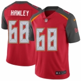 Youth Nike Tampa Bay Buccaneers #68 Joe Hawley Red Team Color Vapor Untouchable Limited Player NFL Jersey