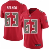 Men's Nike Tampa Bay Buccaneers #63 Lee Roy Selmon Limited Red Rush Vapor Untouchable NFL Jersey