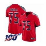Youth Tennessee Titans #75 Jamil Douglas Limited Olive Camo 2017 Salute to Service Football Jersey