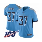 Youth Tennessee Titans #37 Amani Hooker Light Blue Alternate Vapor Untouchable Limited Player 100th Season Football Jersey