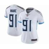 Women's Tennessee Titans #91 Cameron Wake White Vapor Untouchable Limited Player Football Jersey