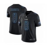Men's Nike Tennessee Titans #8 Marcus Mariota Limited Black Rush Impact NFL Jersey