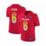 Men's Nike Tennessee Titans #6 Brett Kern Limited Red AFC 2019 Pro Bowl NFL Jersey