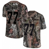 Youth Nike Tennessee Titans #77 Taylor Lewan Limited Camo Rush Realtree NFL Jersey