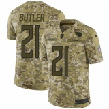 Men's Nike Tennessee Titans #21 Malcolm Butler Limited Camo 2018 Salute To Service NFL Jersey