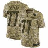 Youth Nike Tennessee Titans #77 Taylor Lewan Limited Camo 2018 Salute to Service NFL Jersey