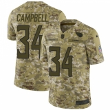 Youth Nike Tennessee Titans #34 Earl Campbell Limited Camo 2018 Salute to Service NFL Jersey