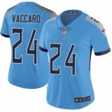 Women Nike Tennessee Titans #24 Kenny Vaccaro Light Blue Alternate Vapor Untouchable Limited Player NFL Jersey