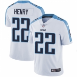 Men's Nike Tennessee Titans #22 Derrick Henry White Vapor Untouchable Limited Player NFL Jersey