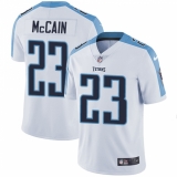 Men's Nike Tennessee Titans #23 Brice McCain White Vapor Untouchable Limited Player NFL Jersey