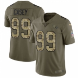 Men's Nike Tennessee Titans #99 Jurrell Casey Limited Olive/Camo 2017 Salute to Service NFL Jersey