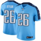 Men's Nike Tennessee Titans #26 Logan Ryan Limited Light Blue Rush Vapor Untouchable NFL Jersey