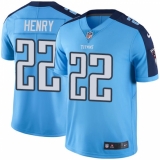 Youth Nike Tennessee Titans #22 Derrick Henry Limited Light Blue Rush Vapor Untouchable NFL Jersey