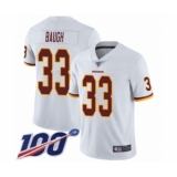 Men's Washington Redskins #33 Sammy Baugh White Vapor Untouchable Limited Player 100th Season Football Jersey