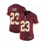 Women's Washington Redskins #23 Bryce Love Burgundy Red Team Color Vapor Untouchable Limited Player Football Jersey