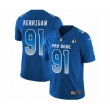 Youth Nike Washington Redskins #91 Ryan Kerrigan Limited Royal Blue NFC 2019 Pro Bowl NFL Jersey