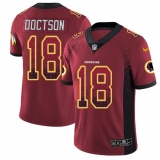 Men's Nike Washington Redskins #18 Josh Doctson Limited Red Rush Drift Fashion NFL Jersey