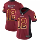 Women's Nike Washington Redskins #12 Colt McCoy Limited Red Rush Drift Fashion NFL Jersey