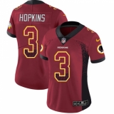 Women's Nike Washington Redskins #3 Dustin Hopkins Limited Red Rush Drift Fashion NFL Jersey
