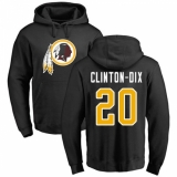 NFL Nike Washington Redskins #20 Ha Clinton-Dix Black Name & Number Logo Pullover Hoodie