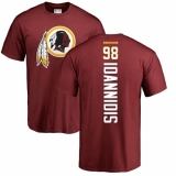 NFL Nike Washington Redskins #98 Matt Ioannidis Maroon Backer T-Shirt