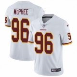 Men's Nike Washington Redskins #96 Pernell McPhee White Vapor Untouchable Limited Player NFL Jersey