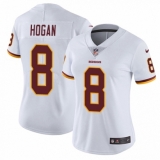 Women's Nike Washington Redskins #8 Kevin Hogan White Vapor Untouchable Limited Player NFL Jersey