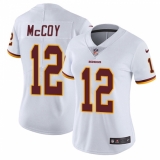 Women's Nike Washington Redskins #12 Colt McCoy White Vapor Untouchable Limited Player NFL Jersey