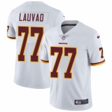 Youth Nike Washington Redskins #77 Shawn Lauvao White Vapor Untouchable Limited Player NFL Jersey